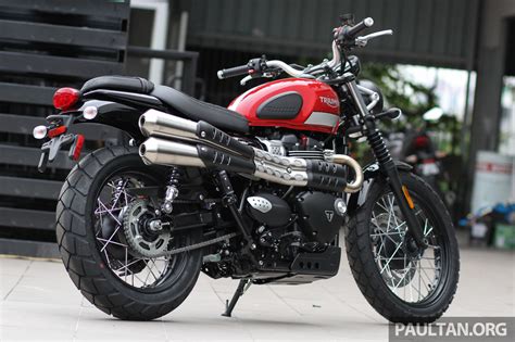 2017 Triumph Street Scrambler And Bobber Now In Malaysia Priced At