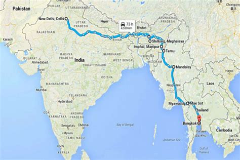 India To Thailand By Road Road Trip From India To Thailand Times Of