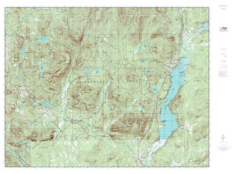 Mytopo Schroon Lake New York Usgs Quad Topo Map