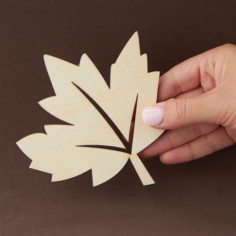 Unfinished Wood Maple Leaf Cutout All Wood Cutouts Wood Crafts