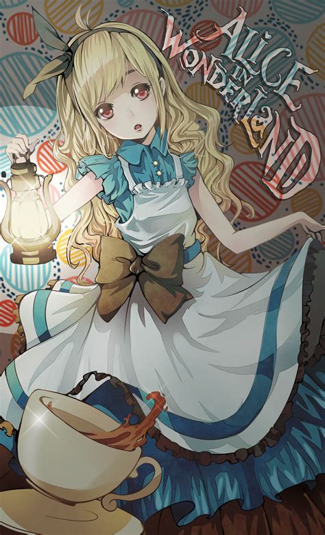 Hình Nền Hình Minh Họa Anime Hoạt Hình Alice ở Xứ Sở Thần Tiên Truyện Tranh Mangaka