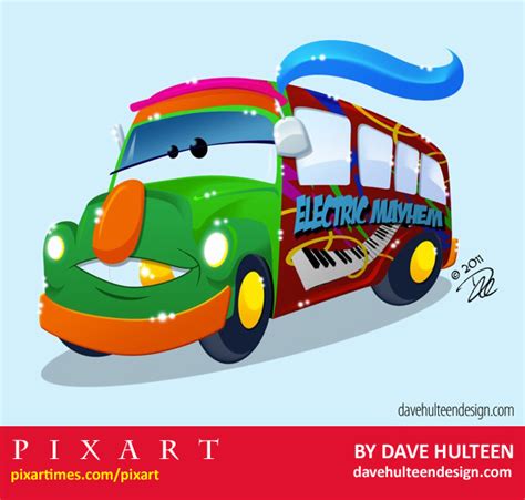 Pixart Electric Mayhem Bus By Dhulteen On Deviantart