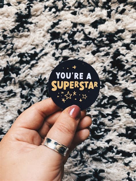 Youre A Superstar Downloadable Sticker Etsy España