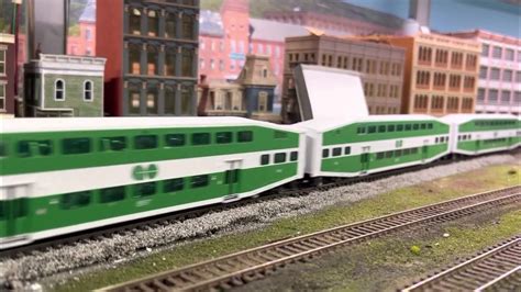 Ho Scale Cnj Steam Locomotive Pulling Go Train Coaches Youtube