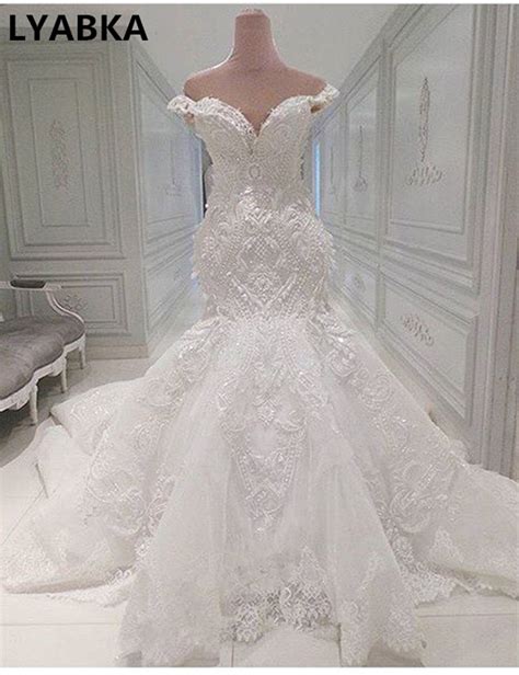 Vestido De Noiva Romantic Mermaid Wedding Dresses 2020 New Lace