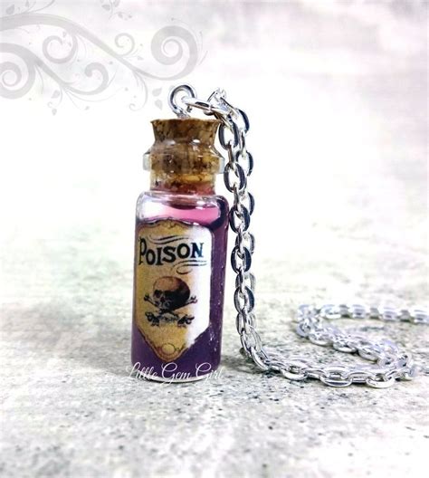 Magic Potion Bottle Necklace 1 Custom You Design Glass Bottle Cork
