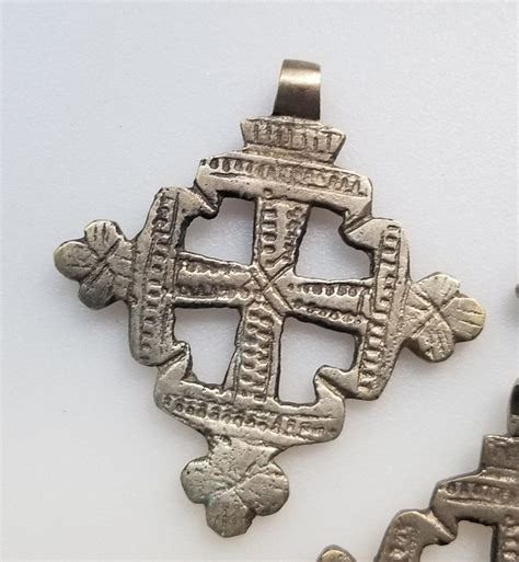Ethiopian Pendant Coptic Cross Pendant Ethiopian Coptic Etsy Cross