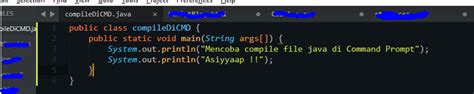 Running this script (assuming you have the right (note: Cara Compile dan Run Program Java Di CMD Windows (Menulis Code Java di Sublime Text) ~ Coding ...