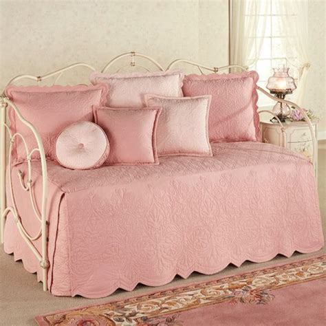 Shop a wide selection of daybed bedding sets in a variety of colors, materials and styles to fit your home. Evermore Coral Blush Daybed Bedding Set | Daybed bedding ...