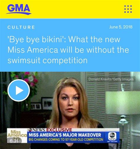 Bye Bye Bikini What The New Miss America Will Be Without The