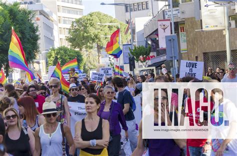 Nicosia Cyprus 31 May 2014 The First Gay Pride Parade In Cyprus To