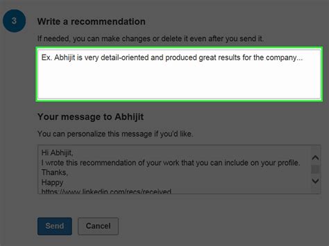 Easily customize your recommendation letter. How to Write a LinkedIn Recommendation (with Free Samples)