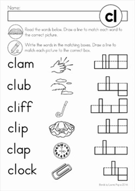 Blends are found either at the beginning or end of a word. Blends Worksheets and Activities - CL by Lavinia Pop | TpT