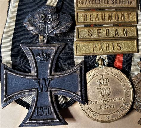 Rare Pre Ww1 Germany Franco Prussian War Medal Bar Iron