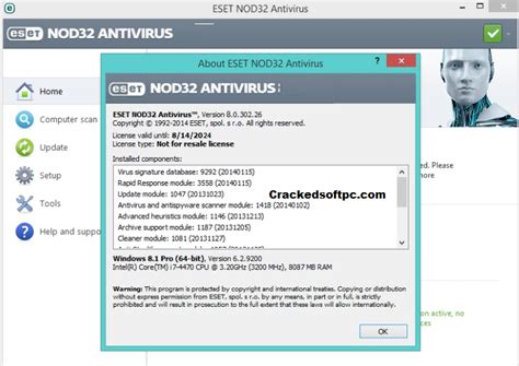 Eset Nod32 Antivirus 152110 Crack And License Key Lifetime