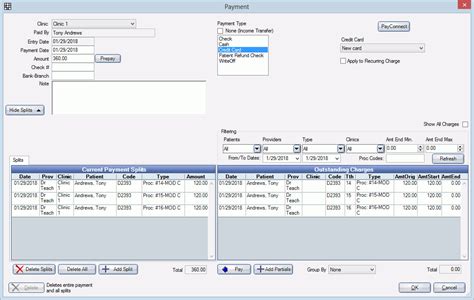 Open Dental Software Manual - Enter a Patient's Credit Card Payment (X-Charge or PayConnect)