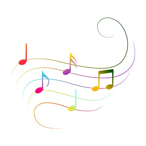 Notas Musicales Elementos De Diseño Musical Abstracto Png Dibujos