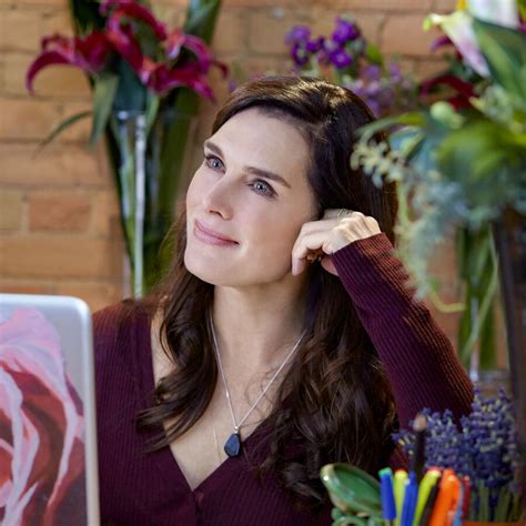 Brooke Shields As Abby Knight On Flower Shop Mysteries Snipped In The Bud