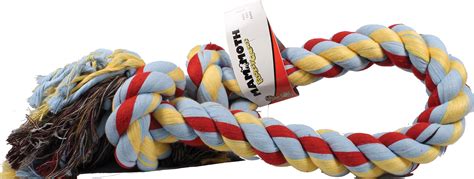 Mammoth Flossy Chews Cotton Blend 2 Knot Tug Dog Rope Toy Extra Large