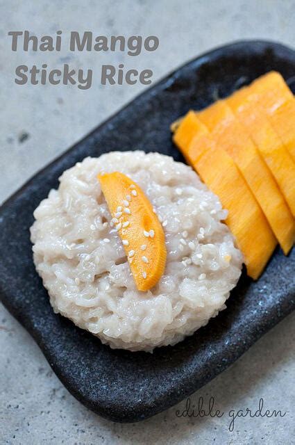 Thai Mango Sticky Rice Recipe Easy Step By Step Edible Garden