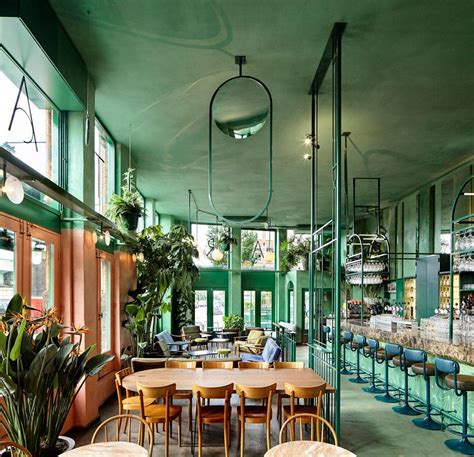 Bar Botanique Amsterdams Leafy Tropical Hangout Green Interior