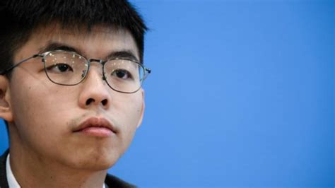 hk activist joshua wong held then freed 7news