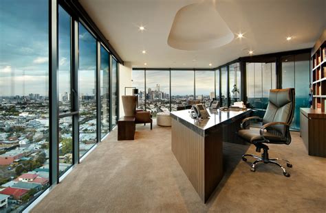 Hmas Penthouse Study Contemporary Home Office Melbourne By