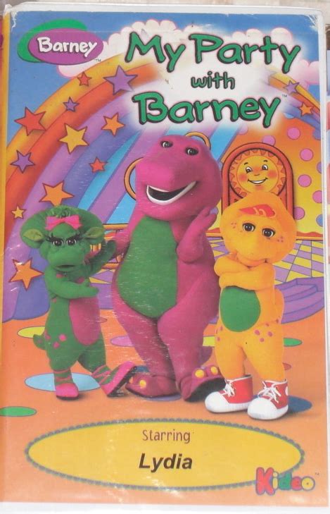 Here's the 1999 vhs print of barney's birthday aka happy birthday barney! Trailers from My Party with Barney 1998 VHS | Custom Time ...