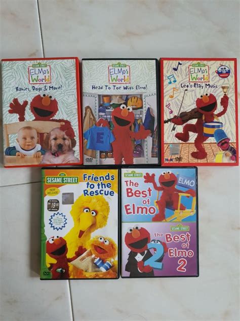 Elmo And Sesame Street Dvd Hobbies And Toys Music And Media Cds And Dvds