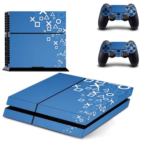 New Decal Sticker Console Cover For Playstaion 4 Ps4 Skin Stickers2pcs
