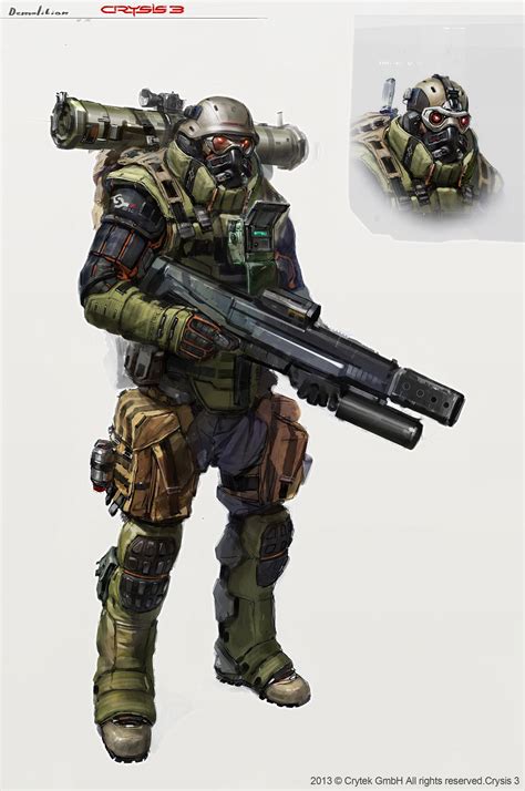 Sci Fi Soldier Concept Art Chartdevelopment