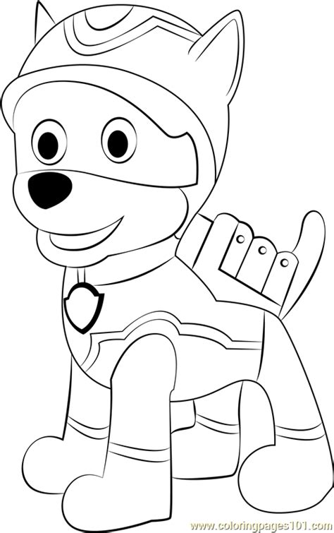 Super Spy Chase Coloring Page Free Paw Patrol Coloring Pages