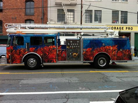 Quite Possibly The Best Paint Job On A Fire Truck Uptown Almanac