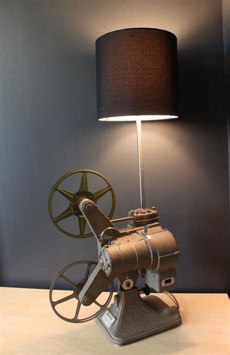 Home Theater Decor Movie Projector Table Lamp Etsy Home Movie Projector Home Theater Decor