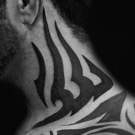 40 Cool Tribal Neck Tattoos For Men 2024 Inspiration Guide
