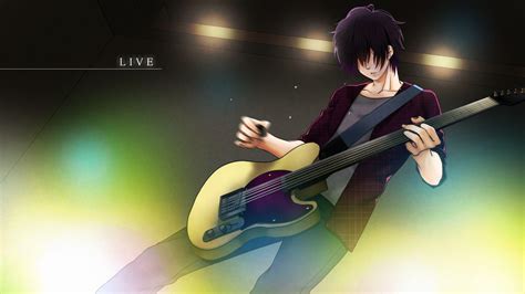 Anime Boy Playing Guitar Wallpapers Wallpaper Cave