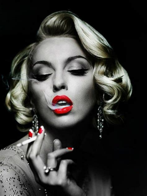 Marilyn Monroe Tattoo Marylin Monroe Women Smoking Girl Smoking