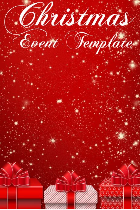 Christmas Background Template Postermywall