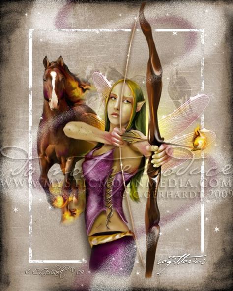 Sagittarius By Mysticmoonmedia On Deviantart Fairy Artwork Fairy Art