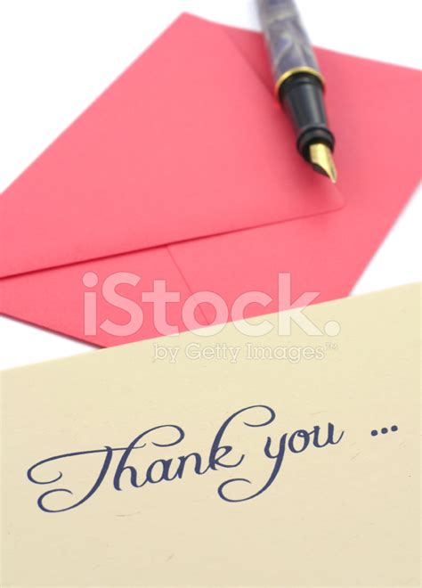 Thank You Note Stock Photo Royalty Free Freeimages