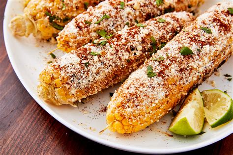 Place corn on a platter and brush with oil. Chili's Street Corn Recipe / Mexican Street Corn Nachos ...
