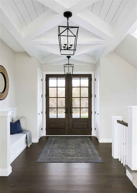 50 Stunning Farmhouse Entryway Design Ideas In 2020 Farmhouse