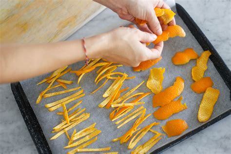 How To Make A Batch Of Dried Orange Peel Little Green Dot Dried