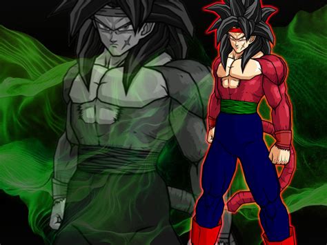 This aspect was cut from the current continuity, but the ending in both is the same: Bardock Super Saiyan 4 SSJ 4 | Amazing Picture