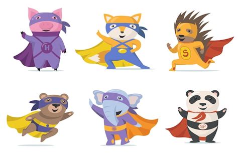 Animal Superhero Vectors And Illustrations For Free Download Freepik