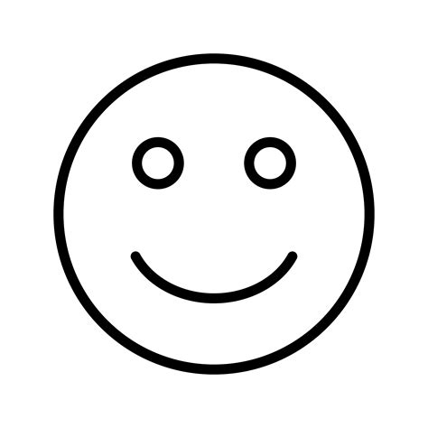 Happy Emoji Vector Icon 380106 Vector Art At Vecteezy