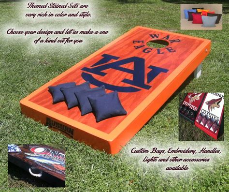 Aca Deluxe Custom Cornhole Set Etsy