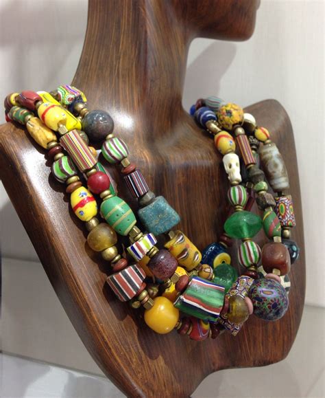 Travels Ii African Jewelry Beads African Jewelry Statement Jewelry Necklace