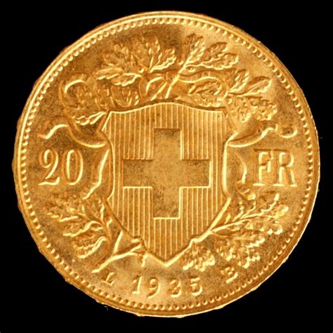 Switzerland 20 Francs Helvetia 1935 B Gold Catawiki