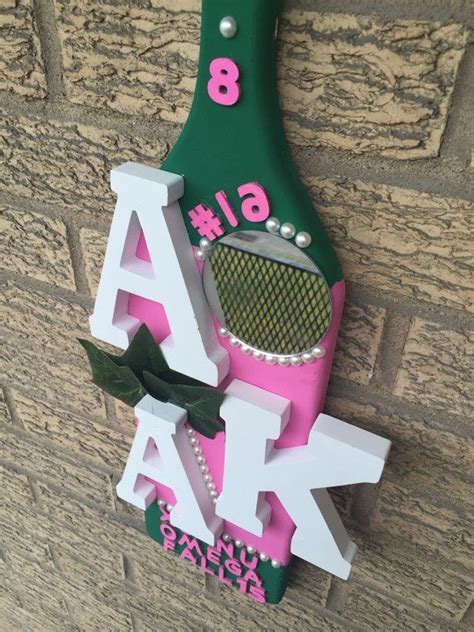 Alpha Kappa Alpha Decorative Paddle By PreciousKargoKustoms Aka
